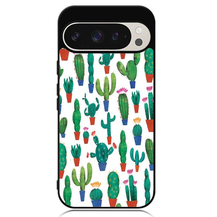 New Cactus Pattern Google Pixel 9 | Google Pixel 9 Pro Case DC1240