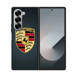 Porsche Logo Wallpaper Samsung Galaxy Z Fold 7 5G Case