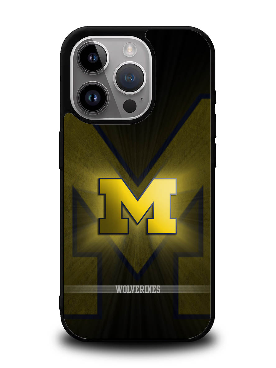 michigan wolverines Logo iPhone 15 Pro Case