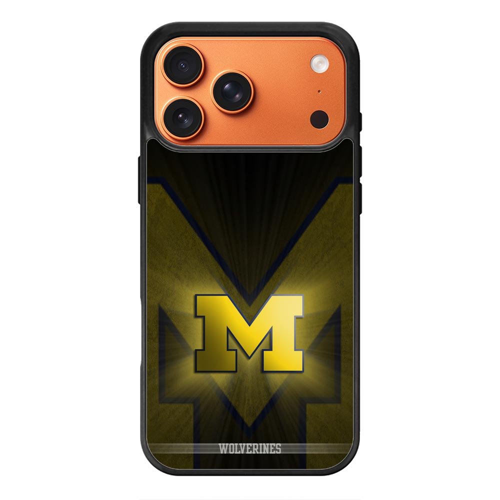michigan wolverines Logo iPhone 17 Pro Case