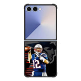 New England Patriots Tom Brady Samsung Galaxy Z Flip 7 5G Case