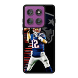 New England Patriots Tom Brady Motorola Moto Edge 60 Pro Case