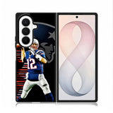 New England Patriots Tom Brady Samsung Galaxy Z Fold 8 Ultra Case