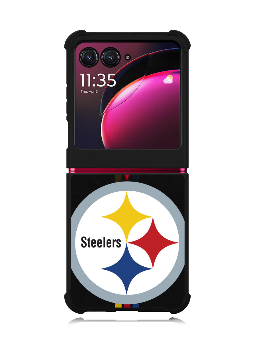 Pittsburgh Steelers Logo 3rd Motorola Moto Razr Plus 2023 , Moto Razr+ 2023 Case