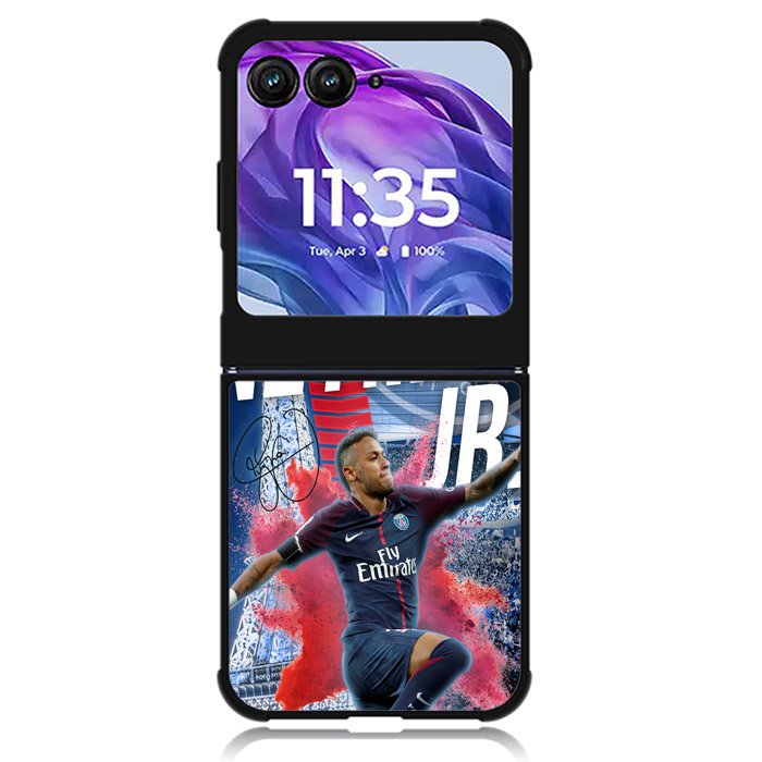 Neymar Jr PSG Motorola Moto Razr Plus 2024 , Moto Razr+ 2024 Case
