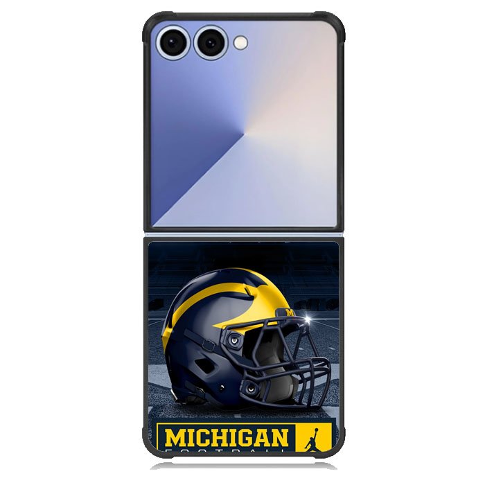 Michigan Wolverines Helmet Samsung Galaxy Z Flip 7 Case DC1152