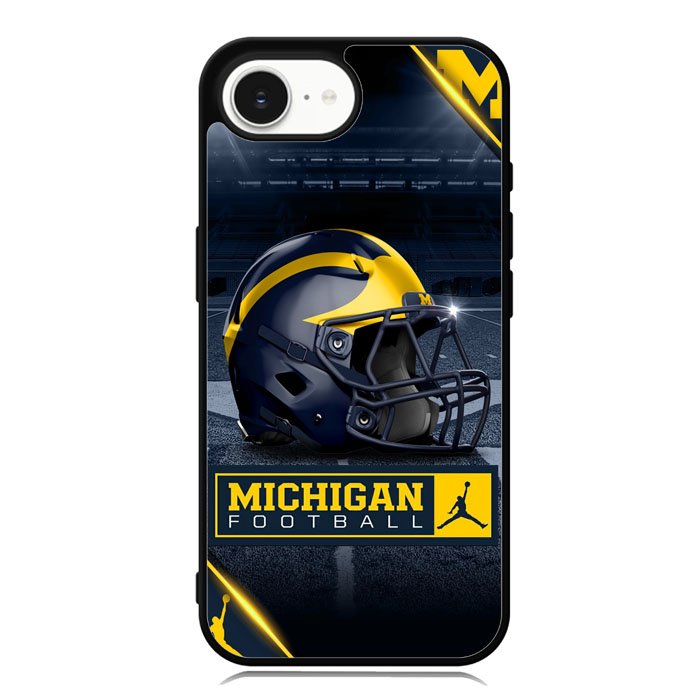 Michigan Wolverines Helmet iPhone 16e Case DC1152