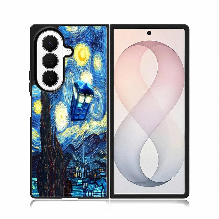Starry Night Van Gogh Case Samsung Galaxy Z Fold 8 Ultra Case DC1761
