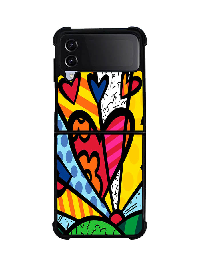 Romero Britto Pop Samsung Galaxy Z Flip 4 5G 2022 Case