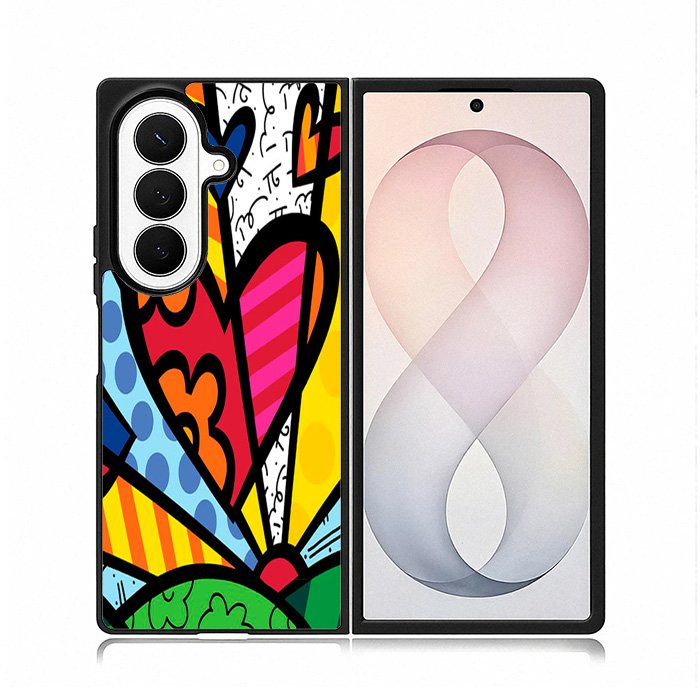 Romero Britto Pop Samsung Galaxy Z Fold 8 Ultra Case
