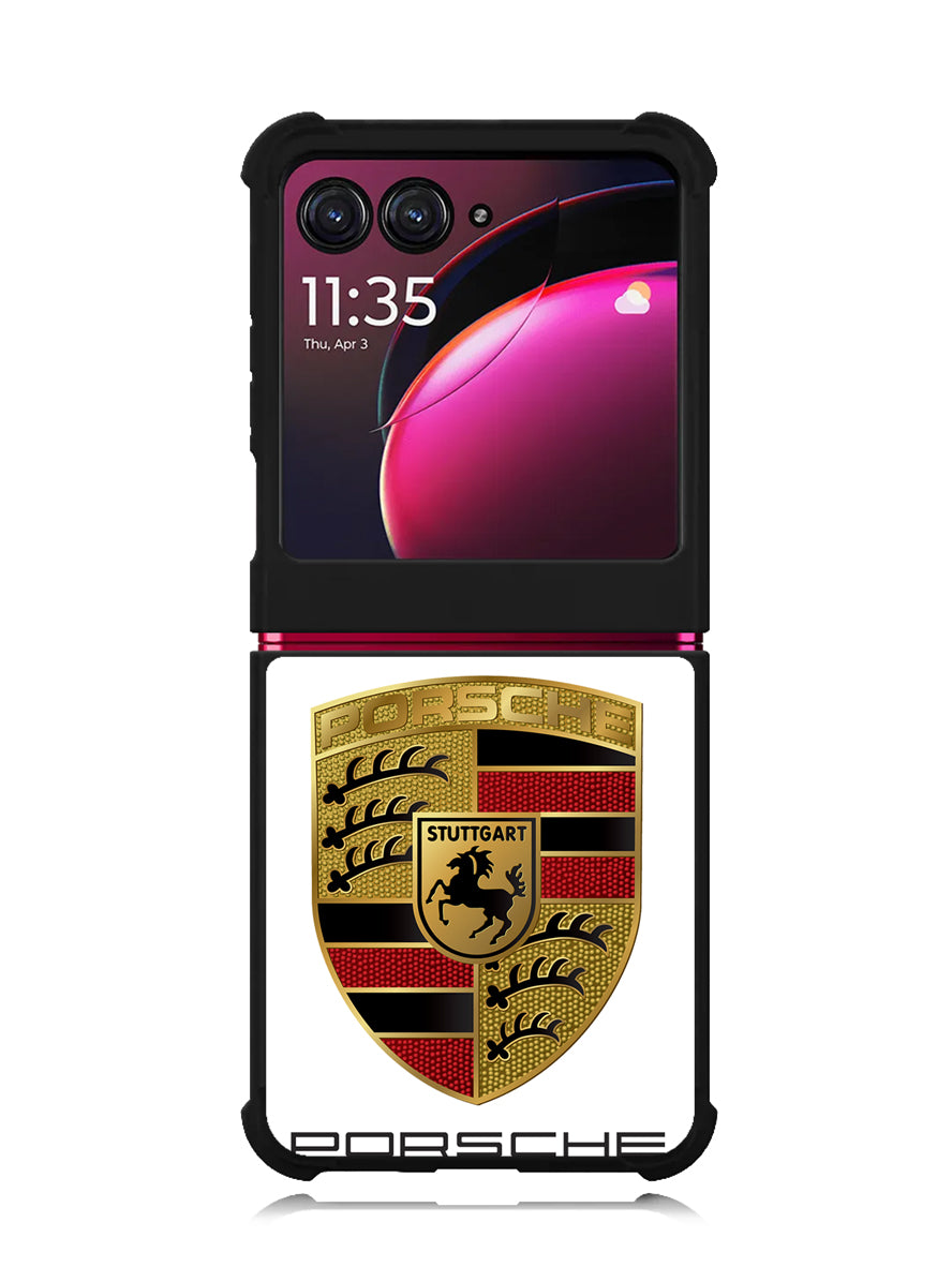 Porsche Logo 2nd Motorola Moto Razr Plus 2023 , Moto Razr+ 2023 Case