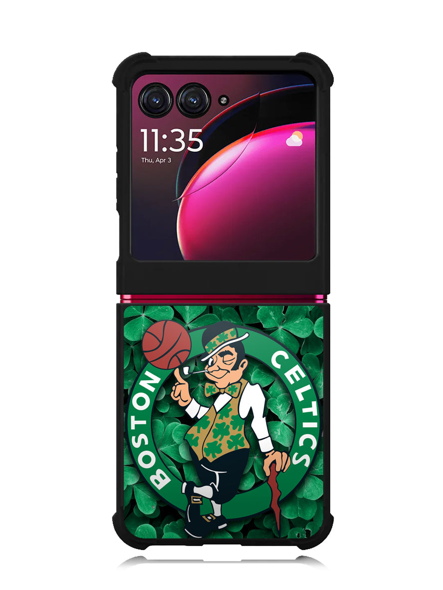 boston celtics 2nd Motorola Moto Razr Plus 2023 , Moto Razr+ 2023 Case