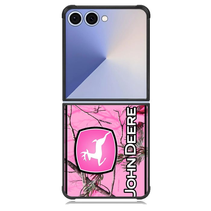 John Deere Pink Camo Case Samsung Galaxy Z Flip 7 Case DC0931