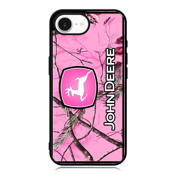John Deere Pink Camo Case iPhone 16e Case DC0931
