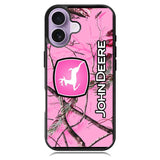 John Deere Pink Camo Case iPhone 16 Case DC0931
