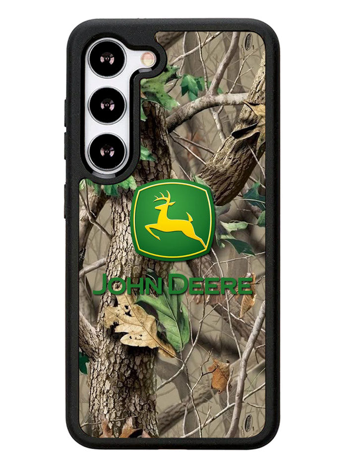 John Deere Camo Logo Samsung Galaxy S23 Plus 5G / Samsung Galaxy S23+ 5G Case
