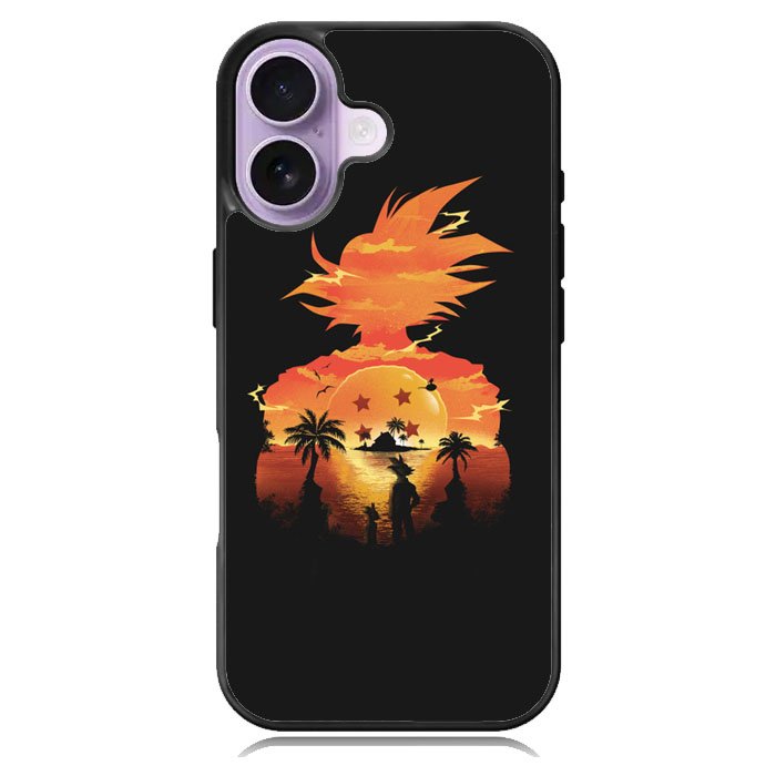 Dragon Ball Sunset iPhone 16 Plus Case DC0564
