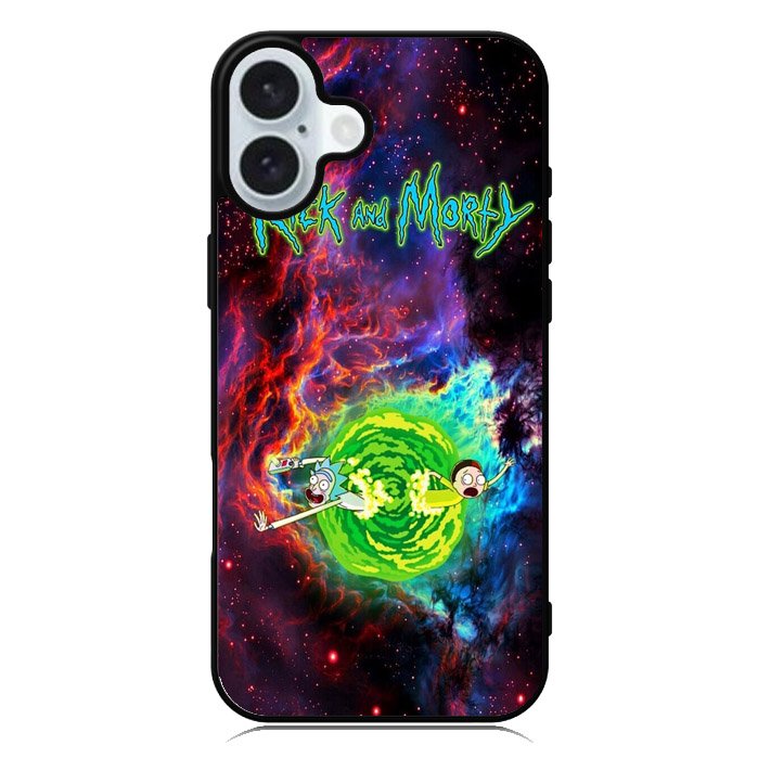 Rick And Morty Wallpaper iPhone 16 Plus Case
