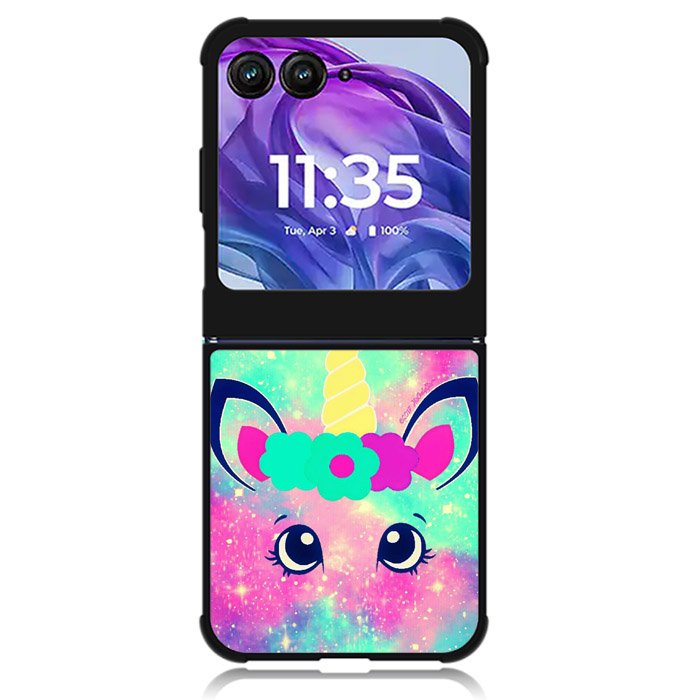 Cute Unicorn Motorola Moto Razr Plus 2024 , Moto Razr+ 2024 Case