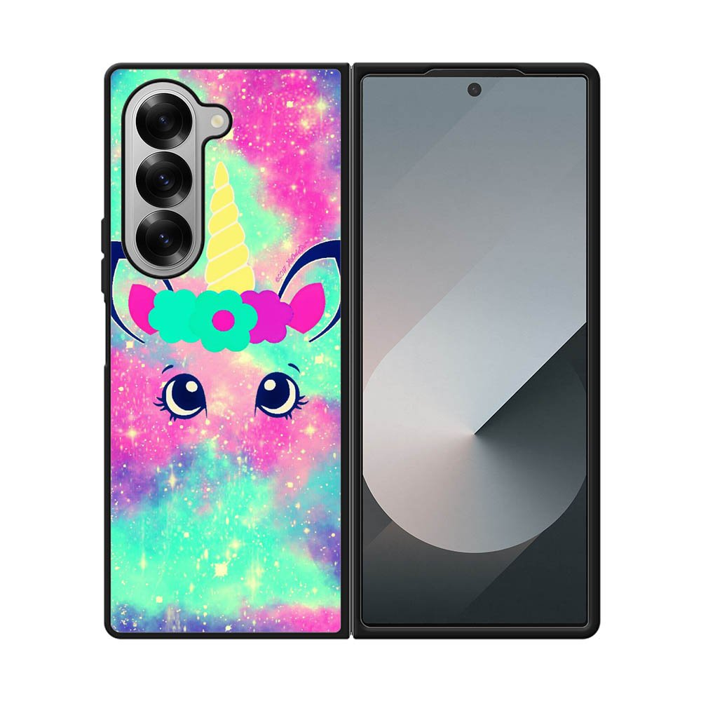 Cute Unicorn Samsung Galaxy Z Fold 7 5G Case