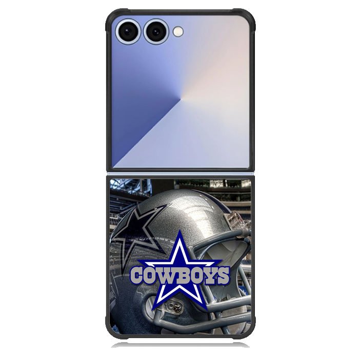Dallas Cowboys Helmet Samsung Galaxy Z Flip 7 Case DC0428