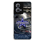 Dallas Cowboys Helmet Motorola Moto Edge 2024 Case DC8260