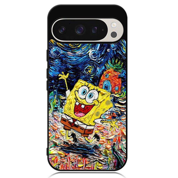 Spongebob Squarepants Art Case Google Pixel 9 | Google Pixel 9 Pro Case DC1721