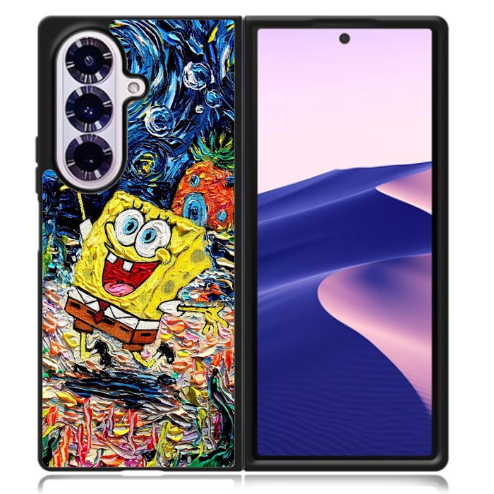 Spongebob Squarepants Art Case Samsung Galaxy Z Fold 7 Case DC1721