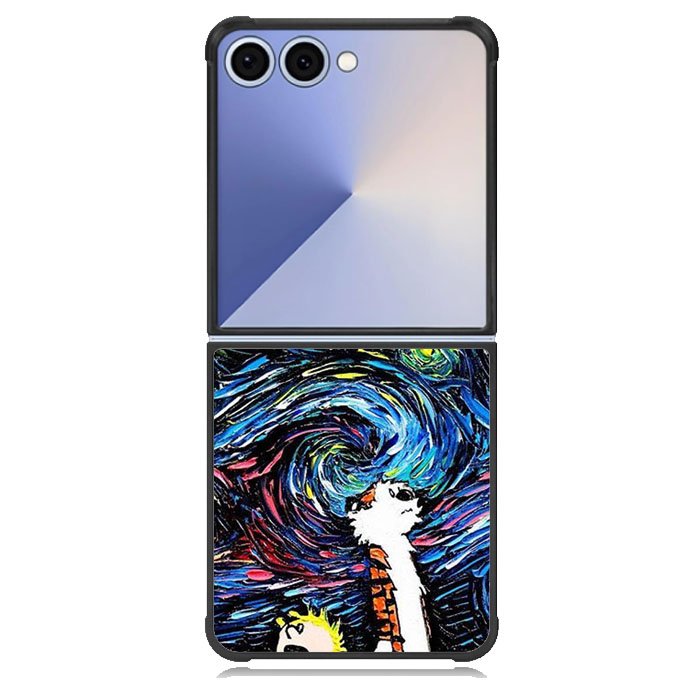 Calvin And Hobbes Art Starry Night Samsung Galaxy Z Flip 7 Case DC0281