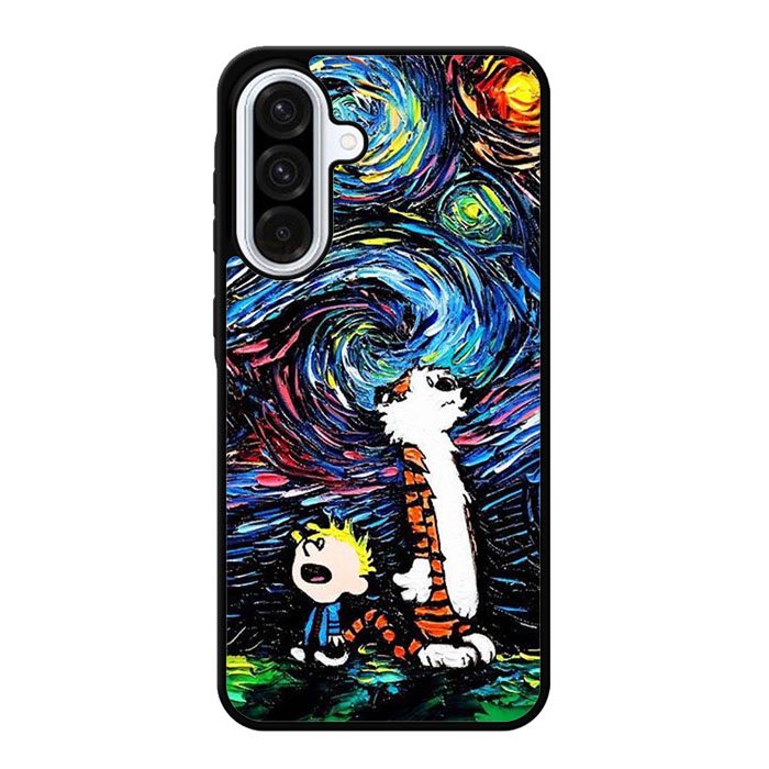 Calvin And Hobbes Art Starry Night Samsung Galaxy A36 Case DC0281