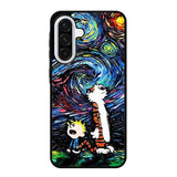 Calvin And Hobbes Art Starry Night Samsung Galaxy A56 Case DC0281