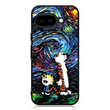 Calvin And Hobbes Art Starry Night Google Pixel 9A Case DC0281
