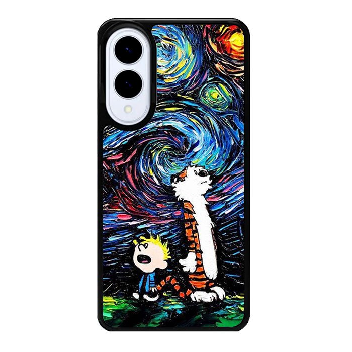 Calvin And Hobbes Art Starry Night Samsung Galaxy S25 Edge DC0281