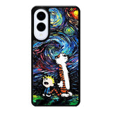 Calvin And Hobbes Art Starry Night Samsung Galaxy S25 Edge DC0281