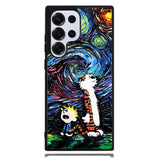 Calvin And Hobbes Art Starry Night Samsung Galaxy S25 Ultra Case DC0281