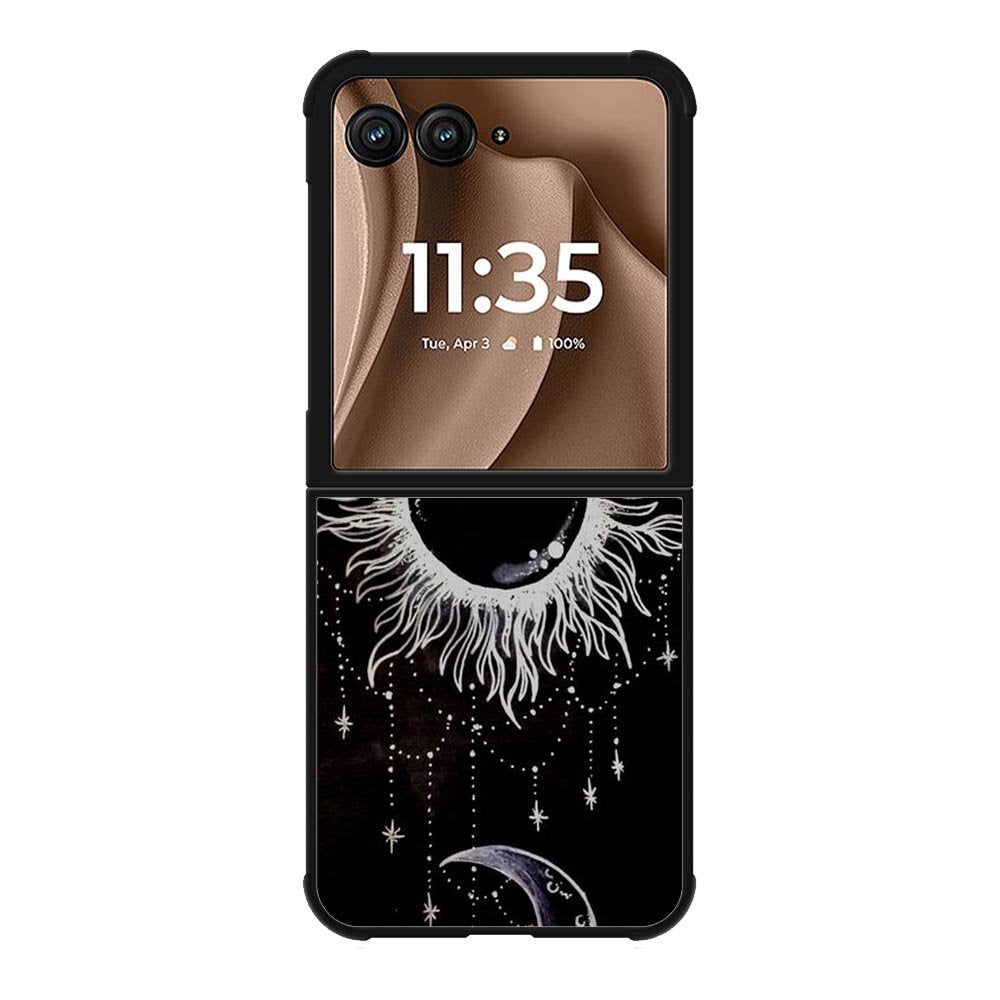 yin yang sun and moon Motorola Moto RAZR Plus 2025 Case