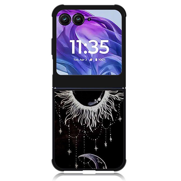 yin yang sun and moon Motorola Moto Razr Plus 2024 , Moto Razr+ 2024 Case