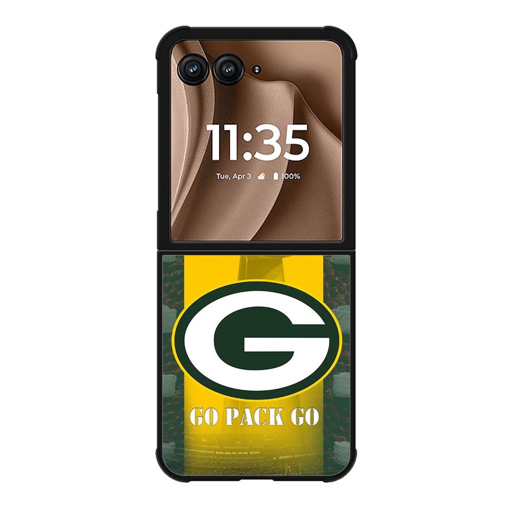 green bay packer wall border Motorola Moto RAZR Plus 2025 Case