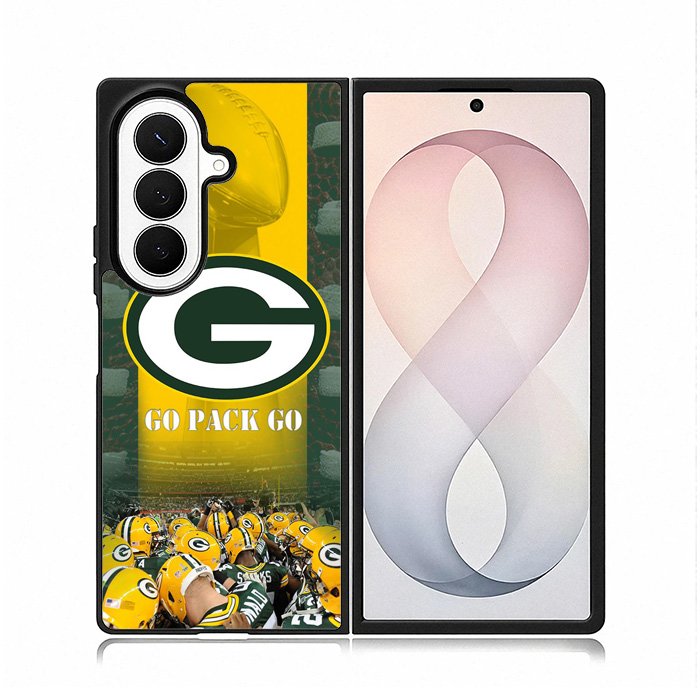green bay packer wall border Samsung Galaxy Z Fold 8 Ultra Case