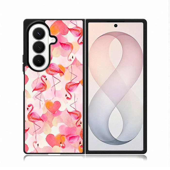 Flamingo Pink Samsung Galaxy Z Fold 8 Ultra Case DC0647