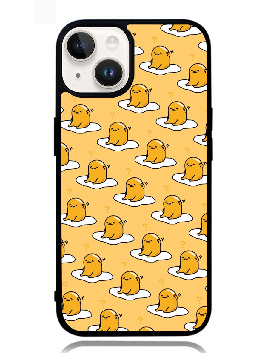 Gudetama Pattern iPhone 14 Plus Case
