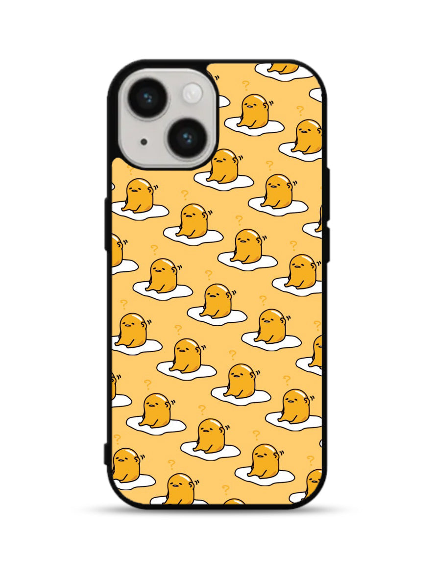 Gudetama Pattern iPhone 15 Plus Case