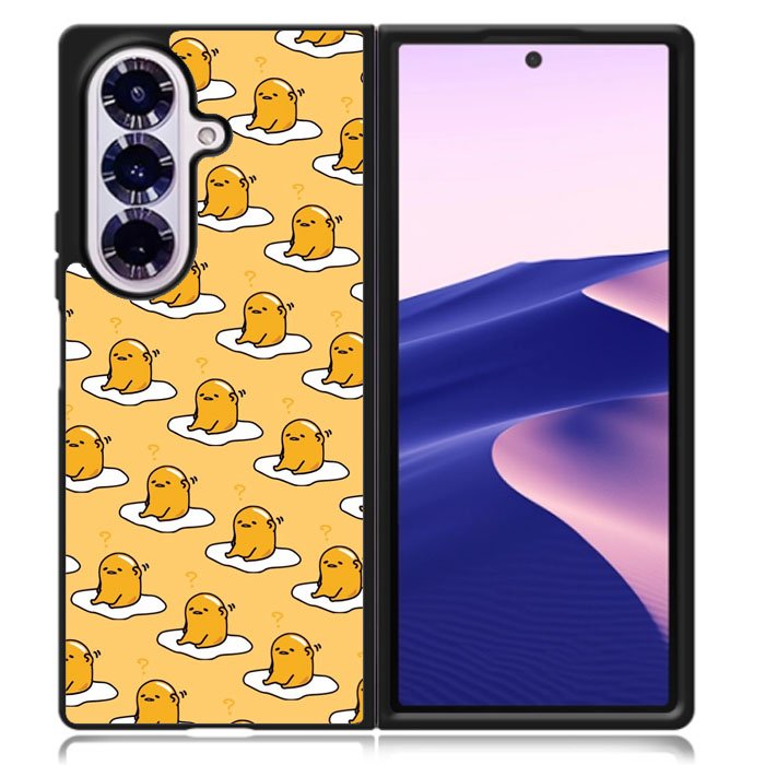 Gudetama Pattern Samsung Galaxy Z Fold 7 Case DC0748