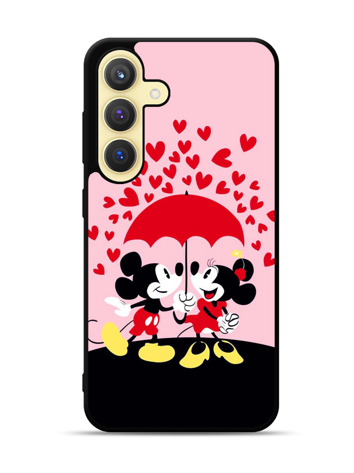 Mickey And Minnie Mouse Rain Love Samsung Galaxy S25 Plus 5G , Samsung Galaxy S25+ 5G Case