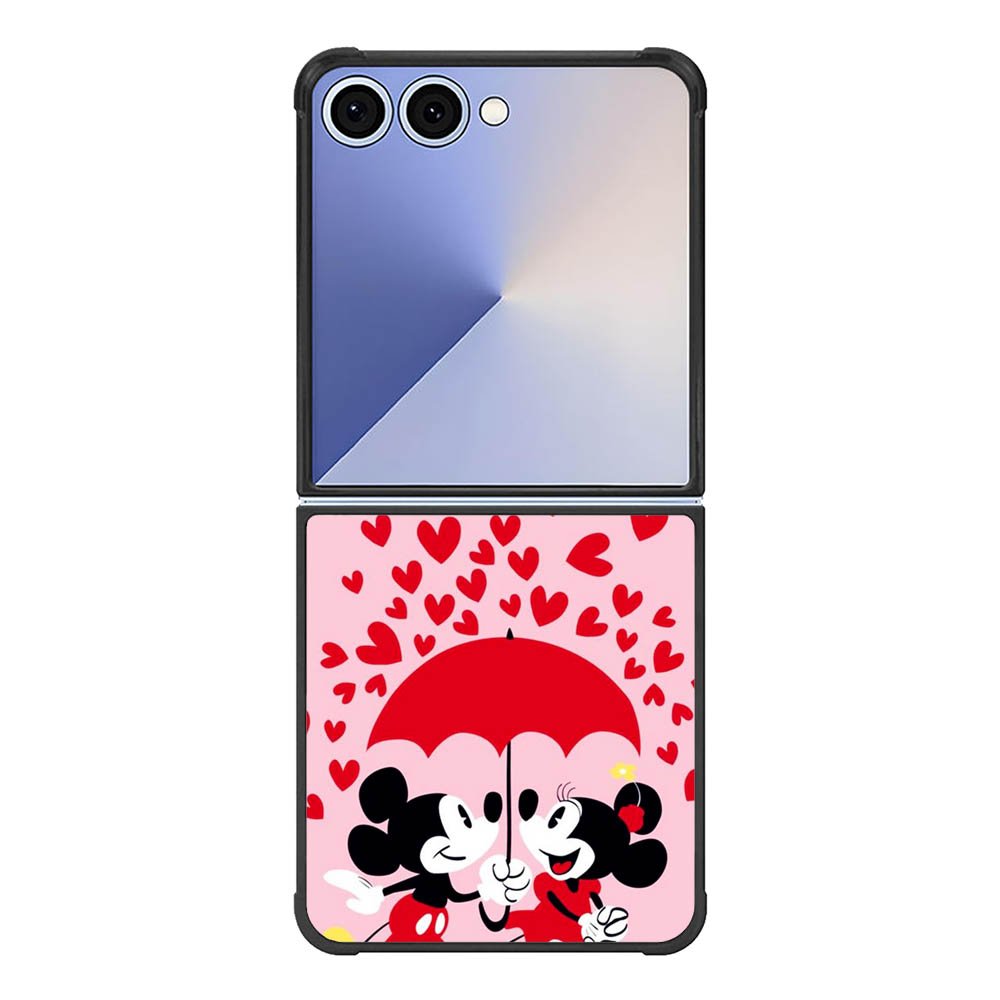 Mickey And Minnie Mouse Rain Love Samsung Galaxy Z Flip 7 5G Case