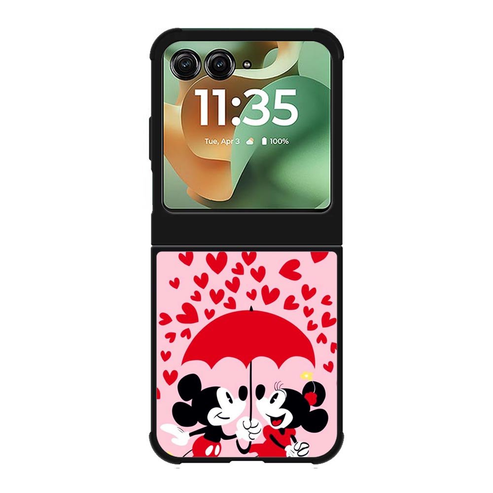 Mickey And Minnie Mouse Rain Love Motorola Moto RAZR 2025 Case