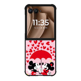 Mickey And Minnie Mouse Rain Love Motorola Moto RAZR Plus 2025 Case