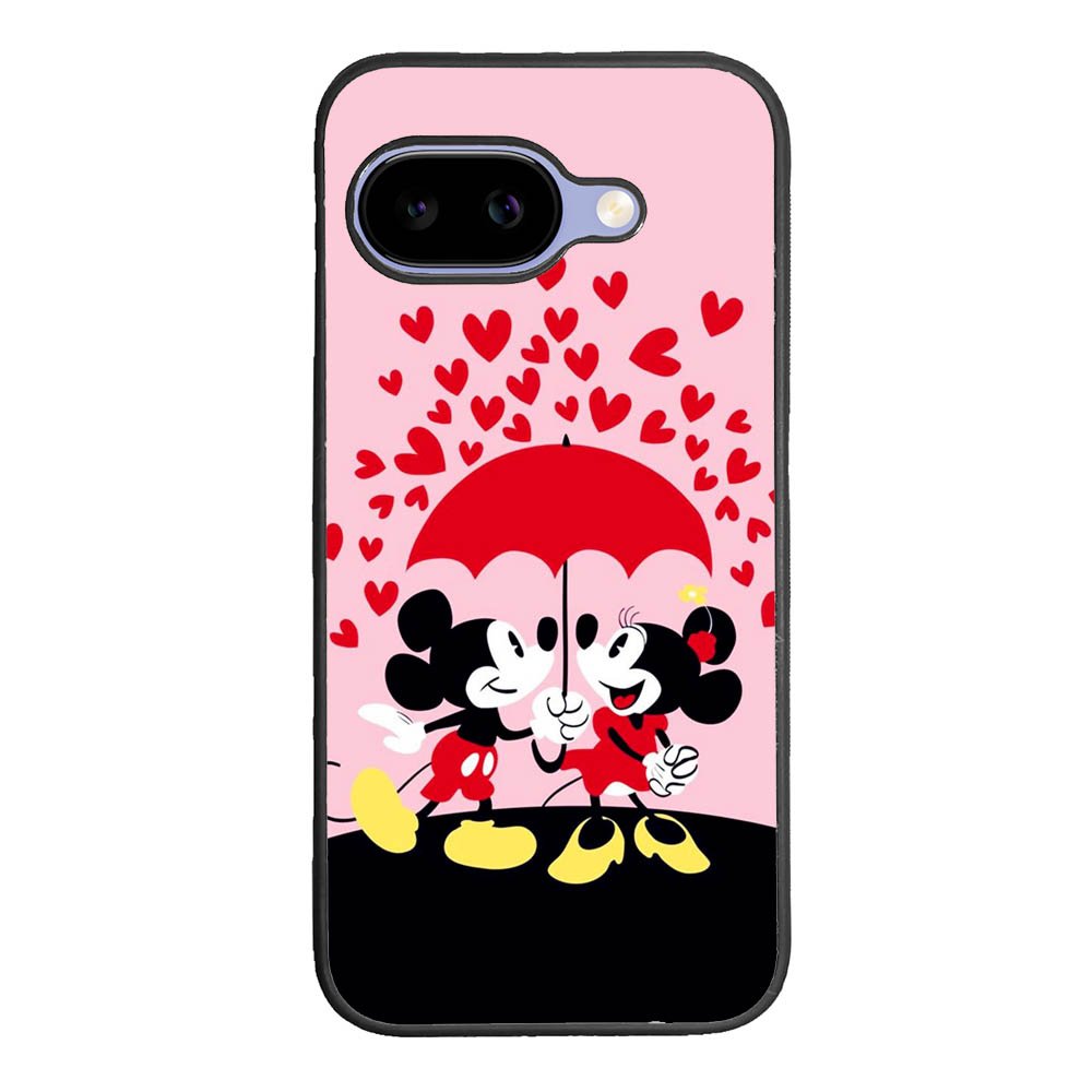 Mickey And Minnie Mouse Rain Love Google Pixel 10A Case
