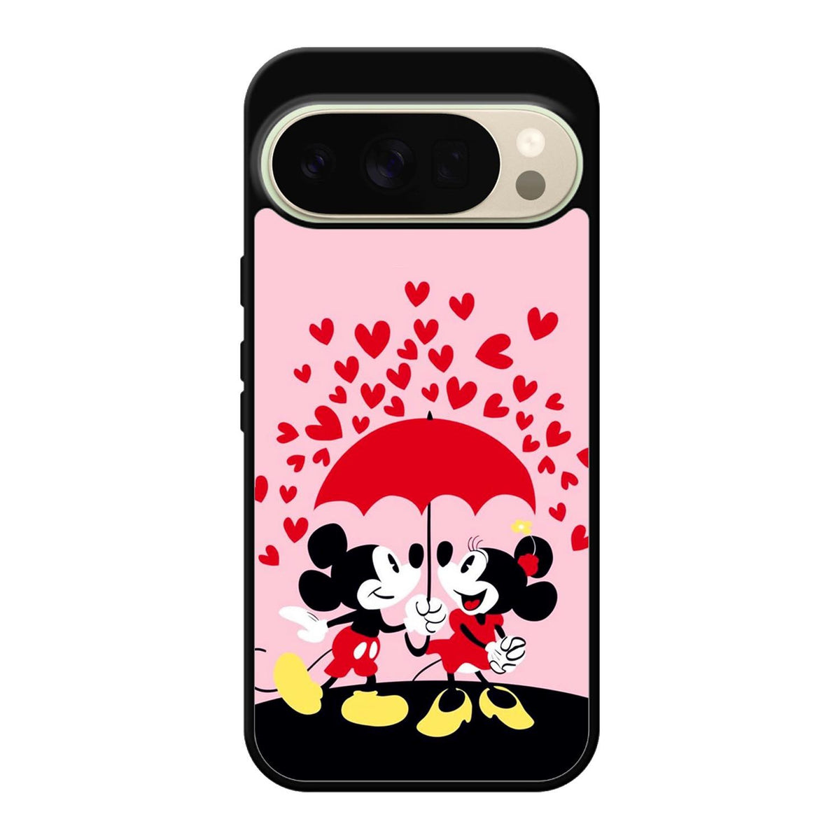 Mickey And Minnie Mouse Rain Love Google Pixel 10 Pro Case