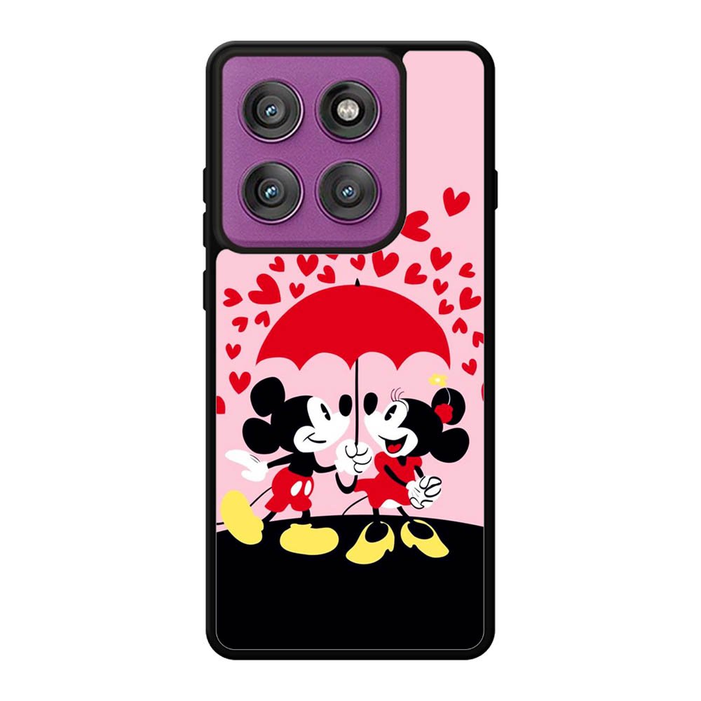 Mickey And Minnie Mouse Rain Love Motorola Moto Edge 60 Pro Case